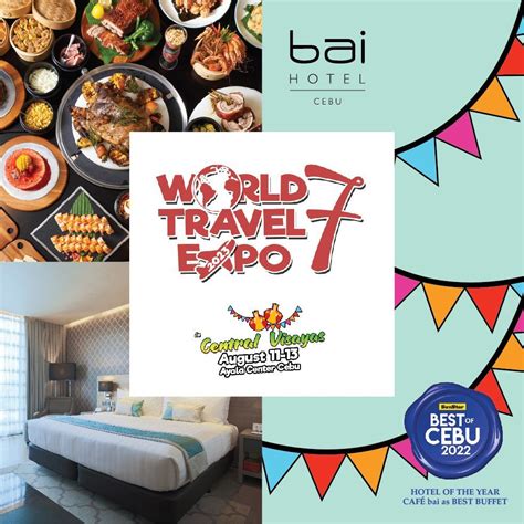 bai Hotel Cebu joins World Travel Fair 2023, room and buffet .